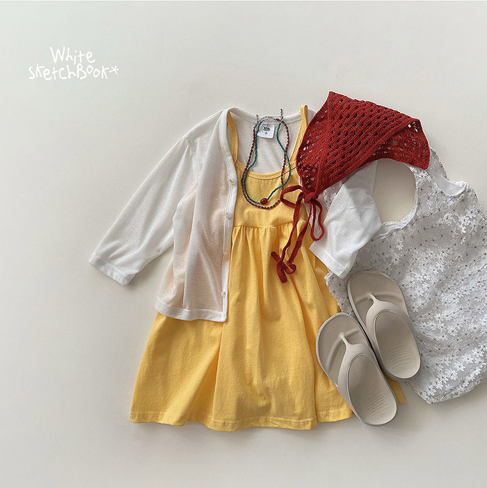 🇰🇷WhiteSketchBook吊帶裙
