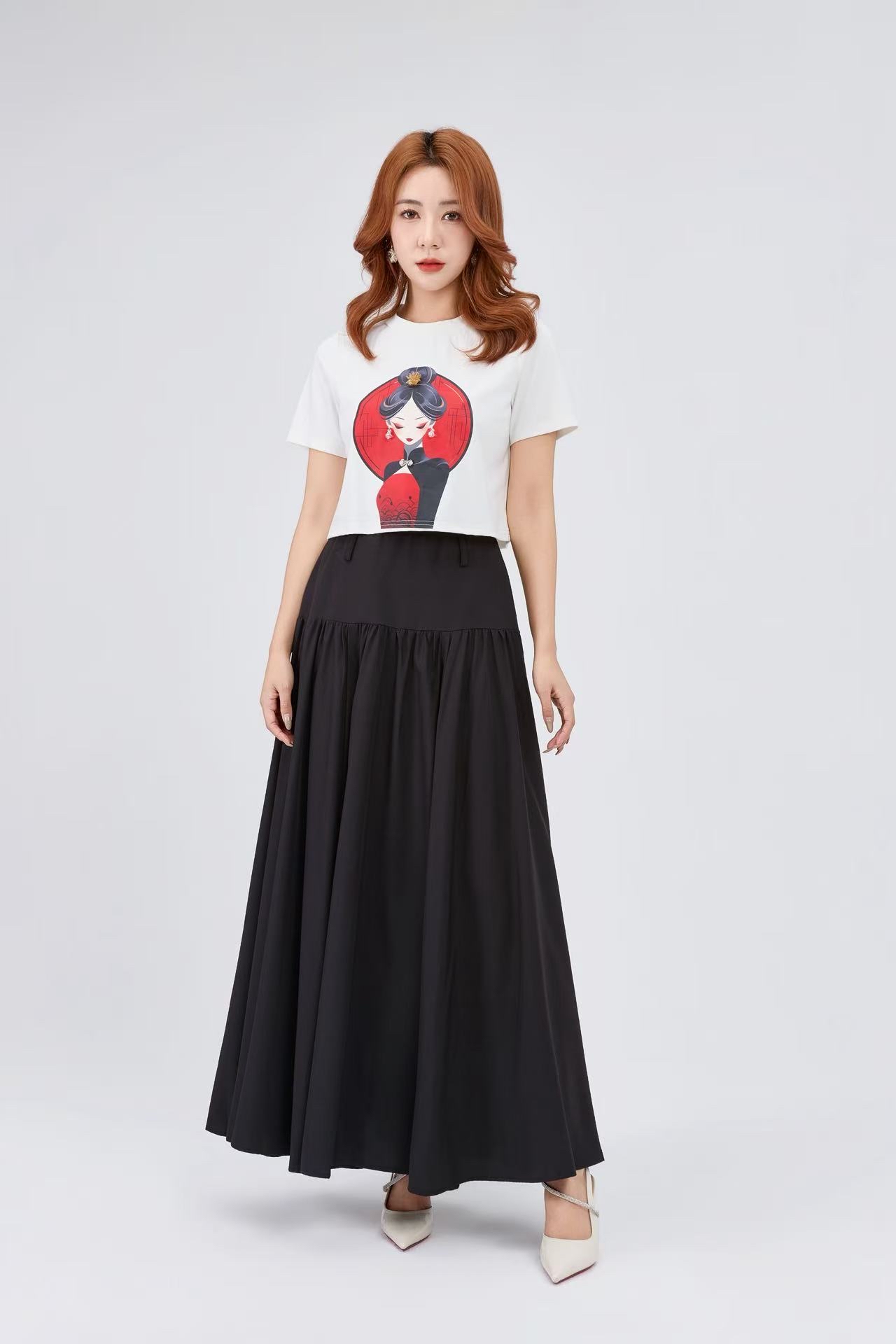 10141310 Oriental Muse Graphic Tee