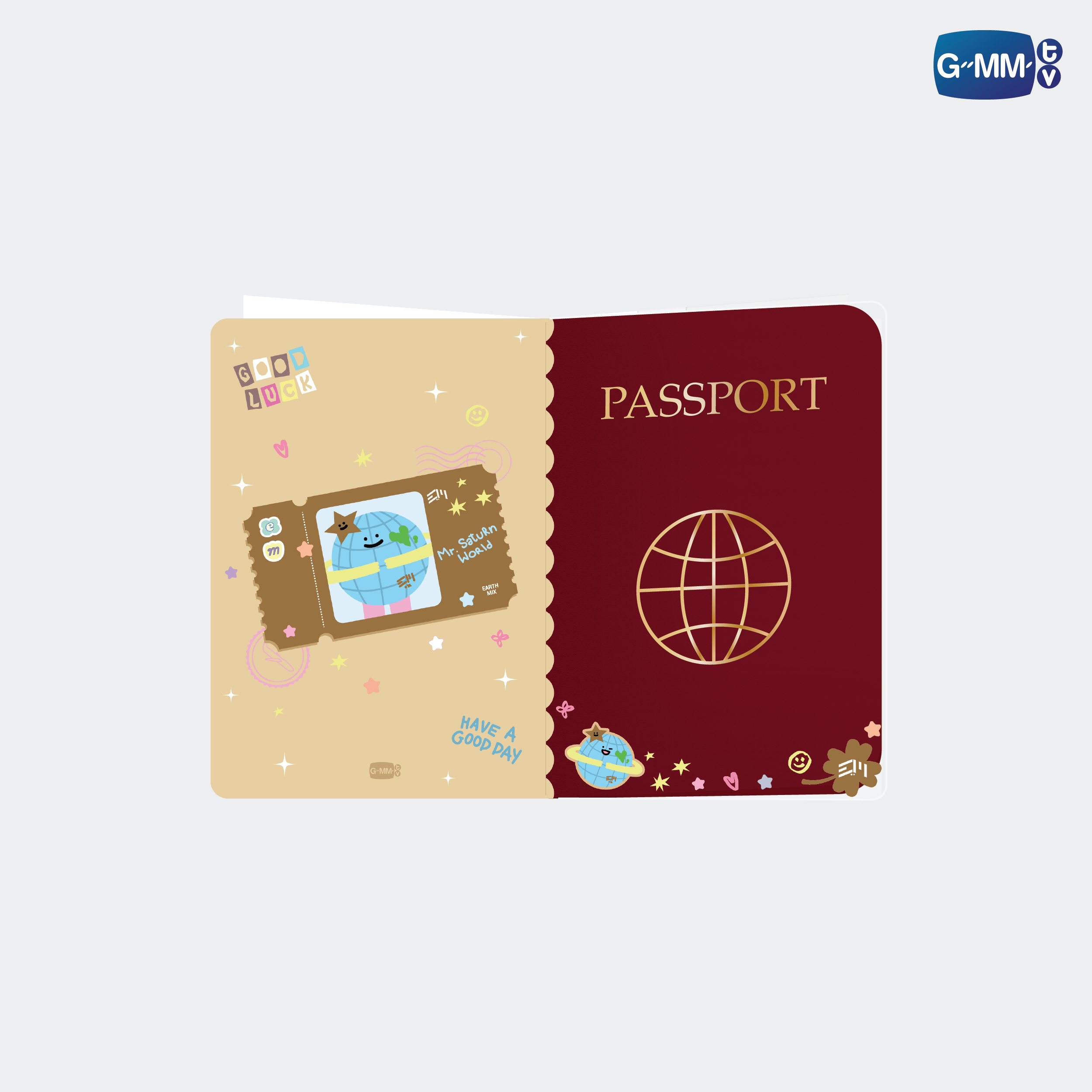 MR. SATURNWORLD PASSPORT |  COVER TAIPEI POP UP STORE JUN 2026