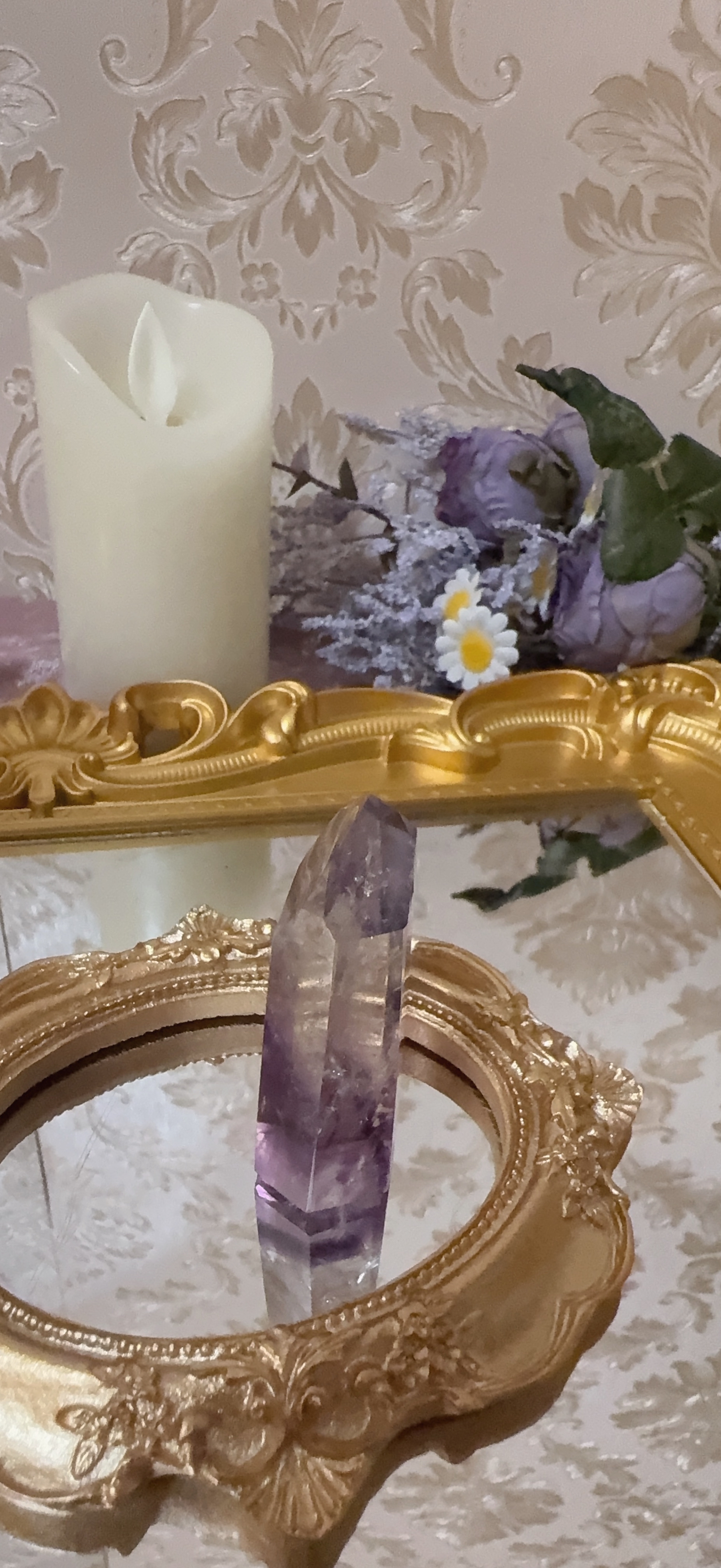 正宗巴西 Bahia 巴希亞 ‧ 晶瑩通透切磨紫水晶柱 🔮