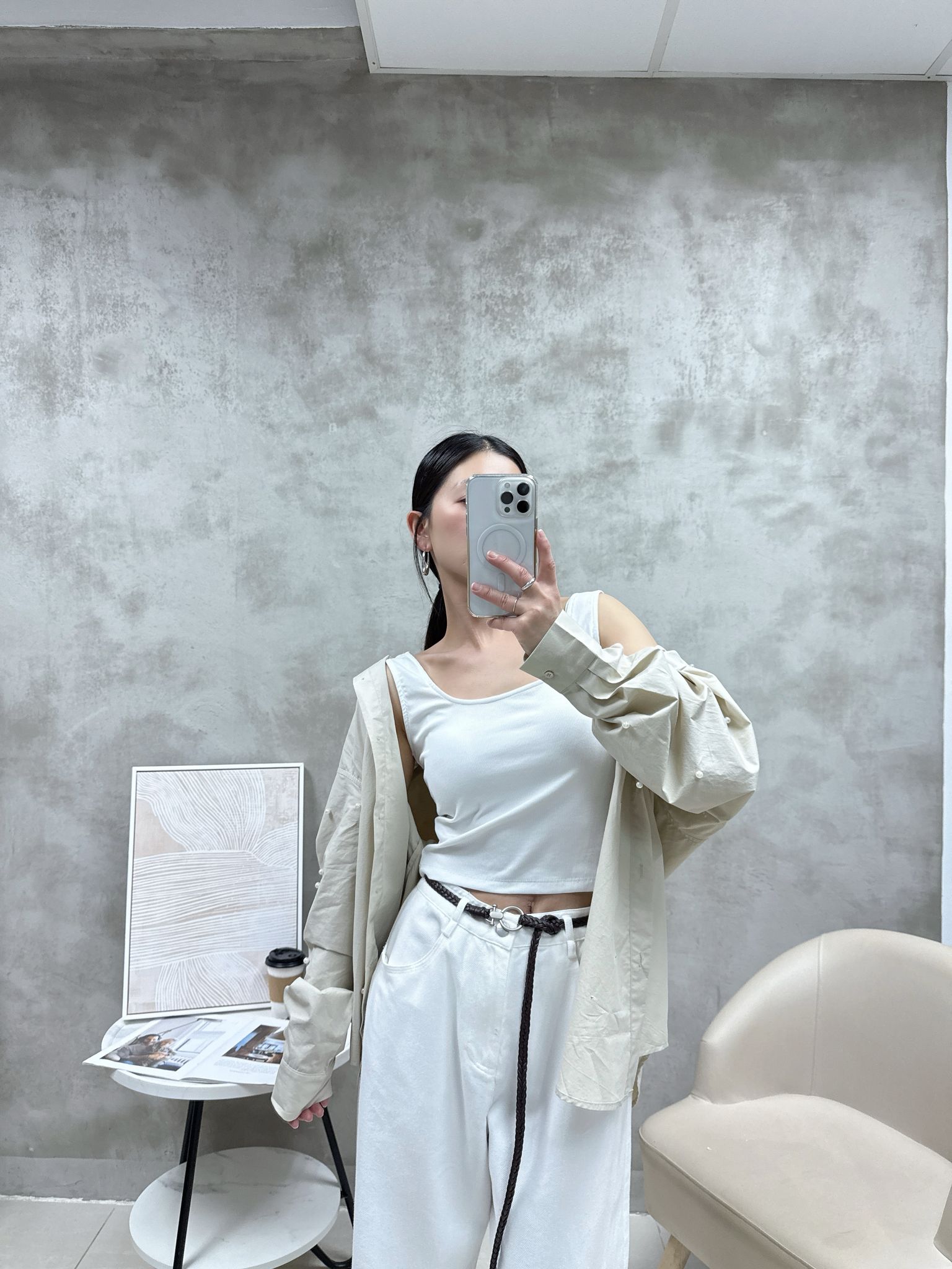 C02 蘇蘇腳連Belt牛仔褲