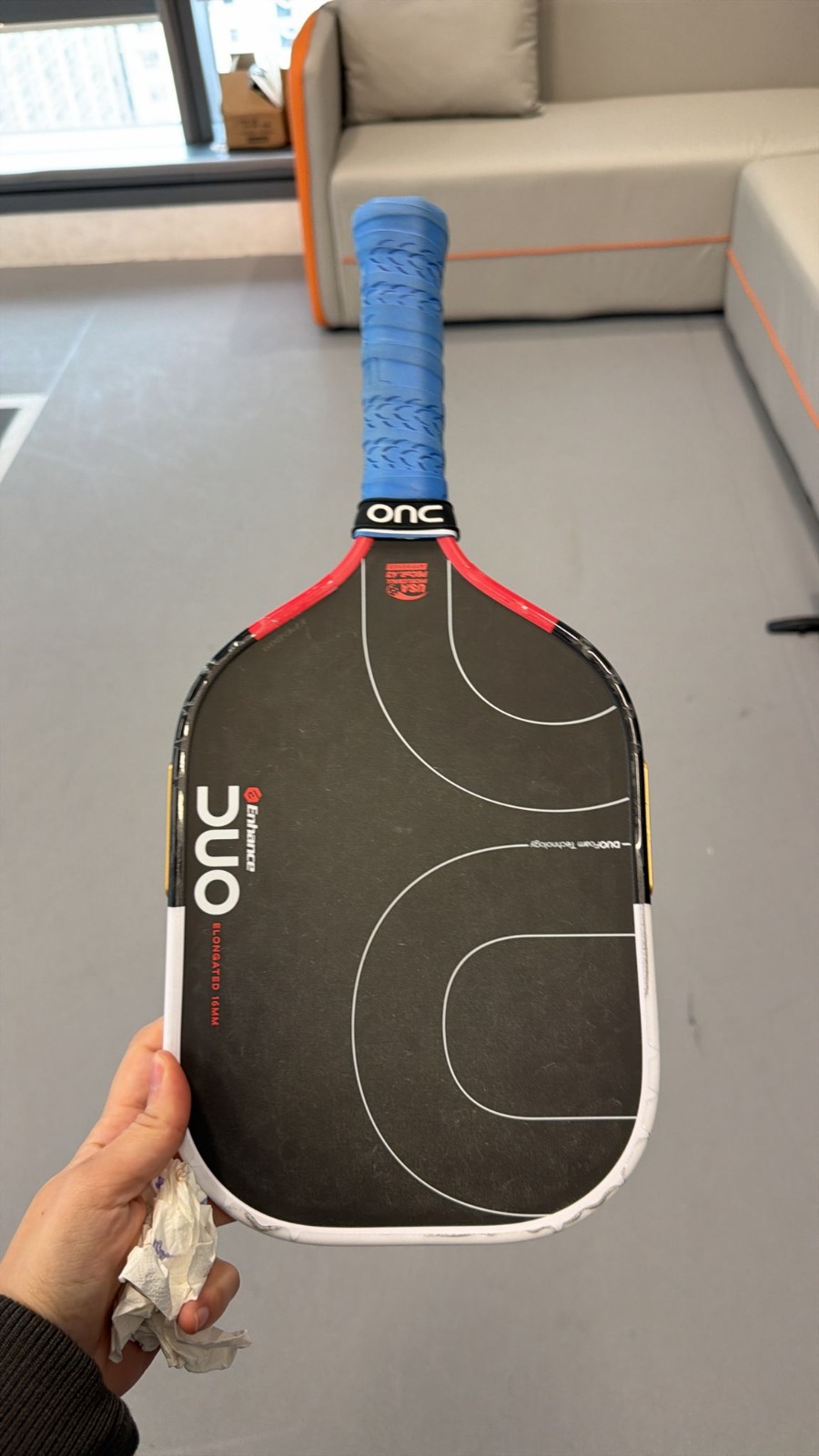 ONC Duo Enhance Elongated 16mm 加長型匹克球拍
