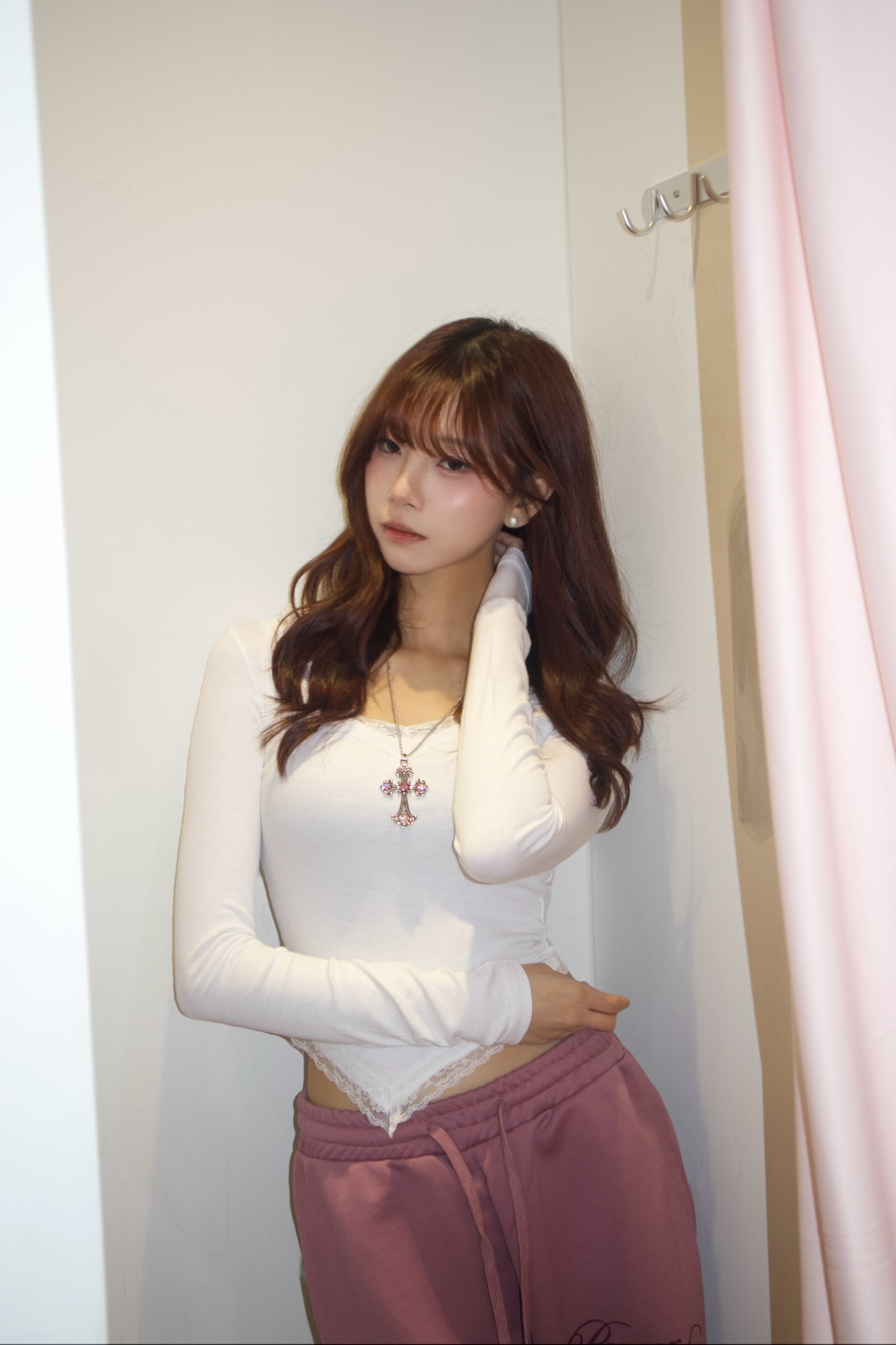 韓國辣妹型格闊身棉褲（跳舞ok！）