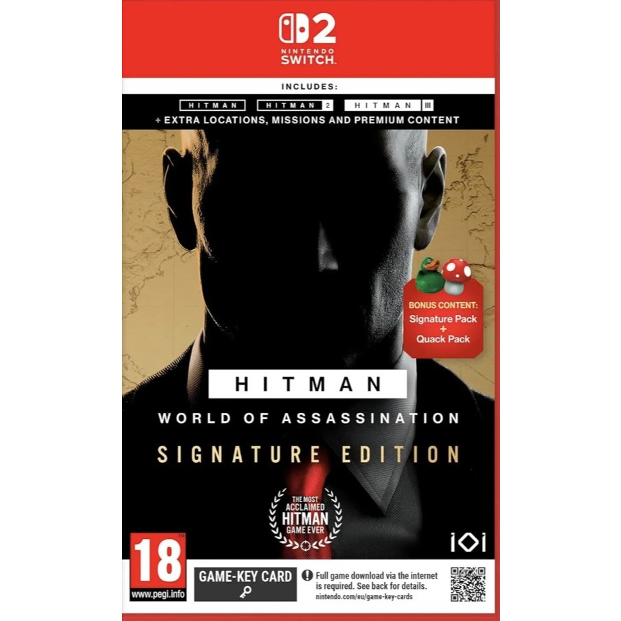 (🔥NEW RELEASE🔥) Hitman World of Assassination Signature Edition (Nintendo Switch 2) Digital Download
