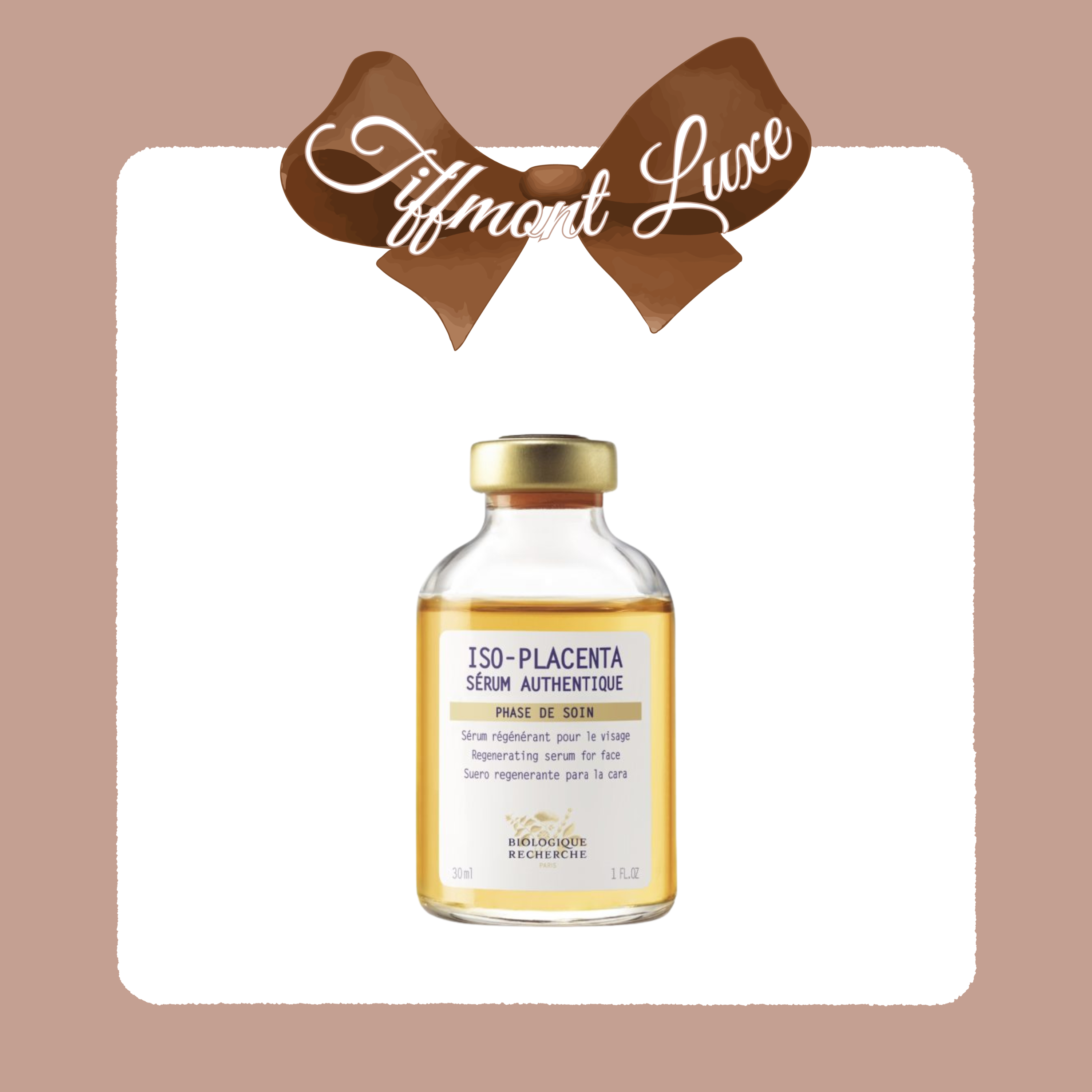 Biologique Recherche 植物胎盤滋養再生精華原液 ISO-Placenta BR