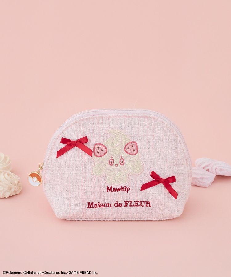 🎀【預訂】 PokePeace x Maison de FLEUR 圓形化妝包 - Mawhip