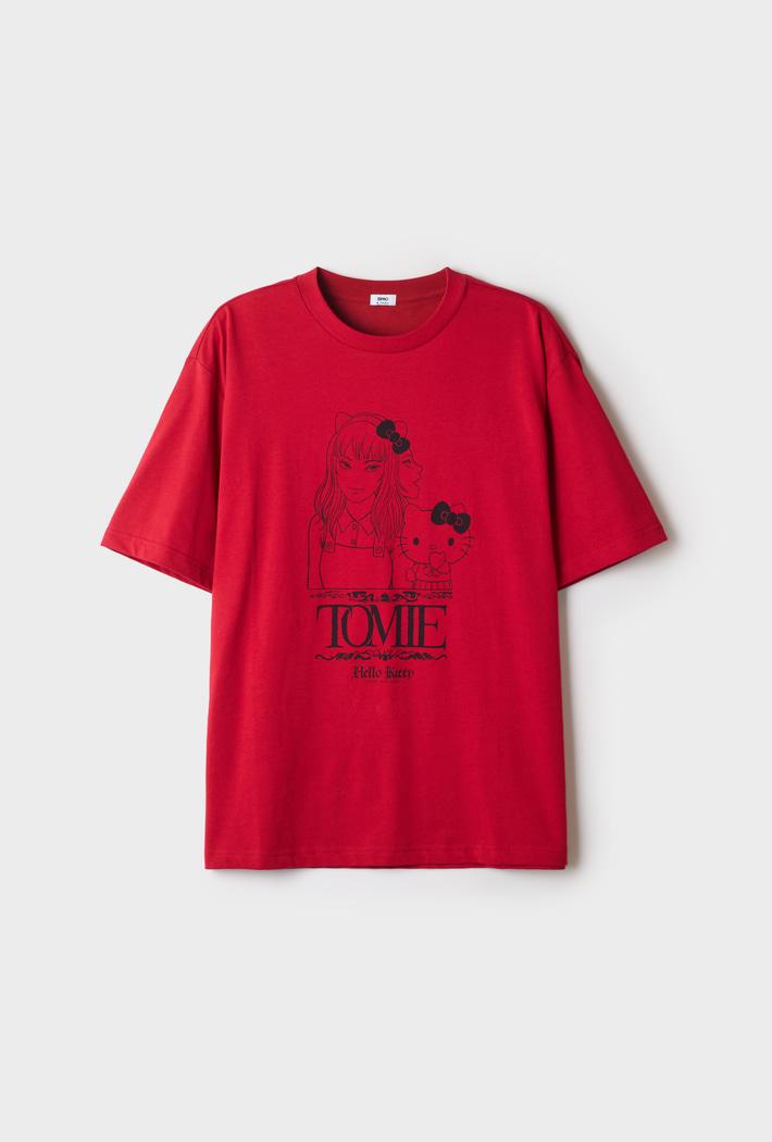 《Pre-Order》T-Shirt｜SPAO KR Hello Kitty X  伊藤潤二 (26181-P)