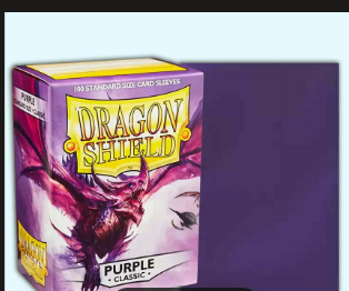 [Original] Dragon Shield Card Sleeves Matte Standard Size (100 pcs) -PURPLE