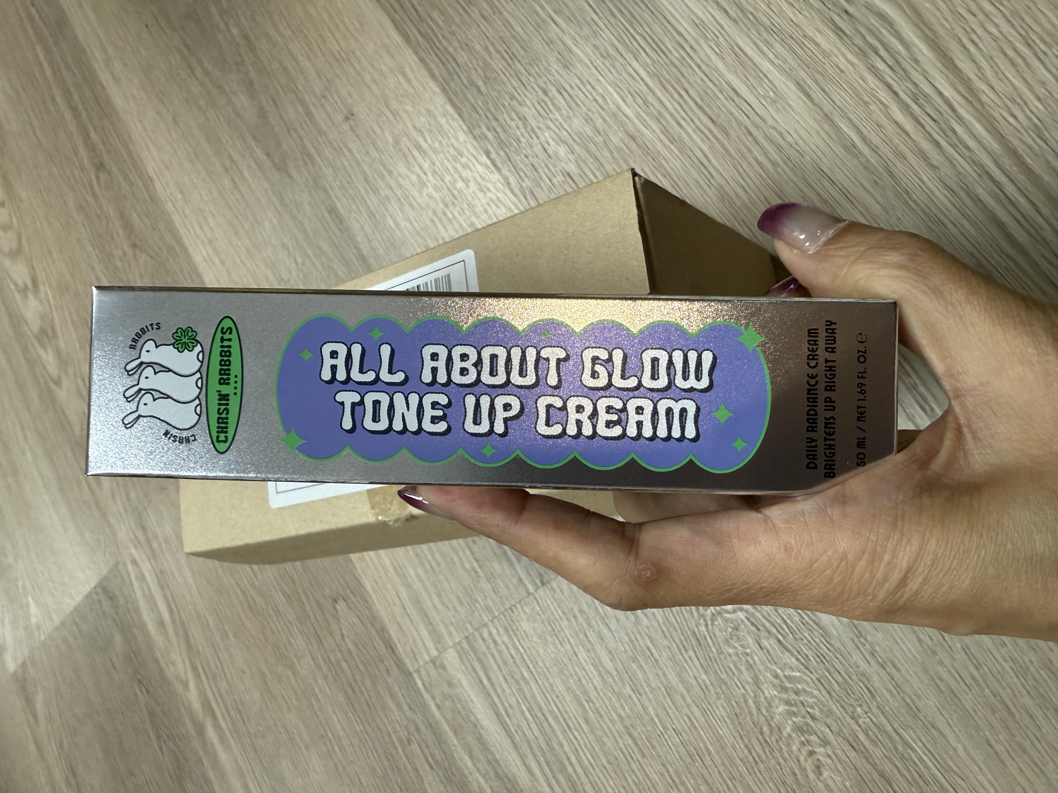 現貨 只有少量韓國斷貨王👑一秒變冷白皮 🐇| Chasin Rabbit 兔兔純素透亮素顏霜 Chasin Rabbit All About Tone Up Cream✨