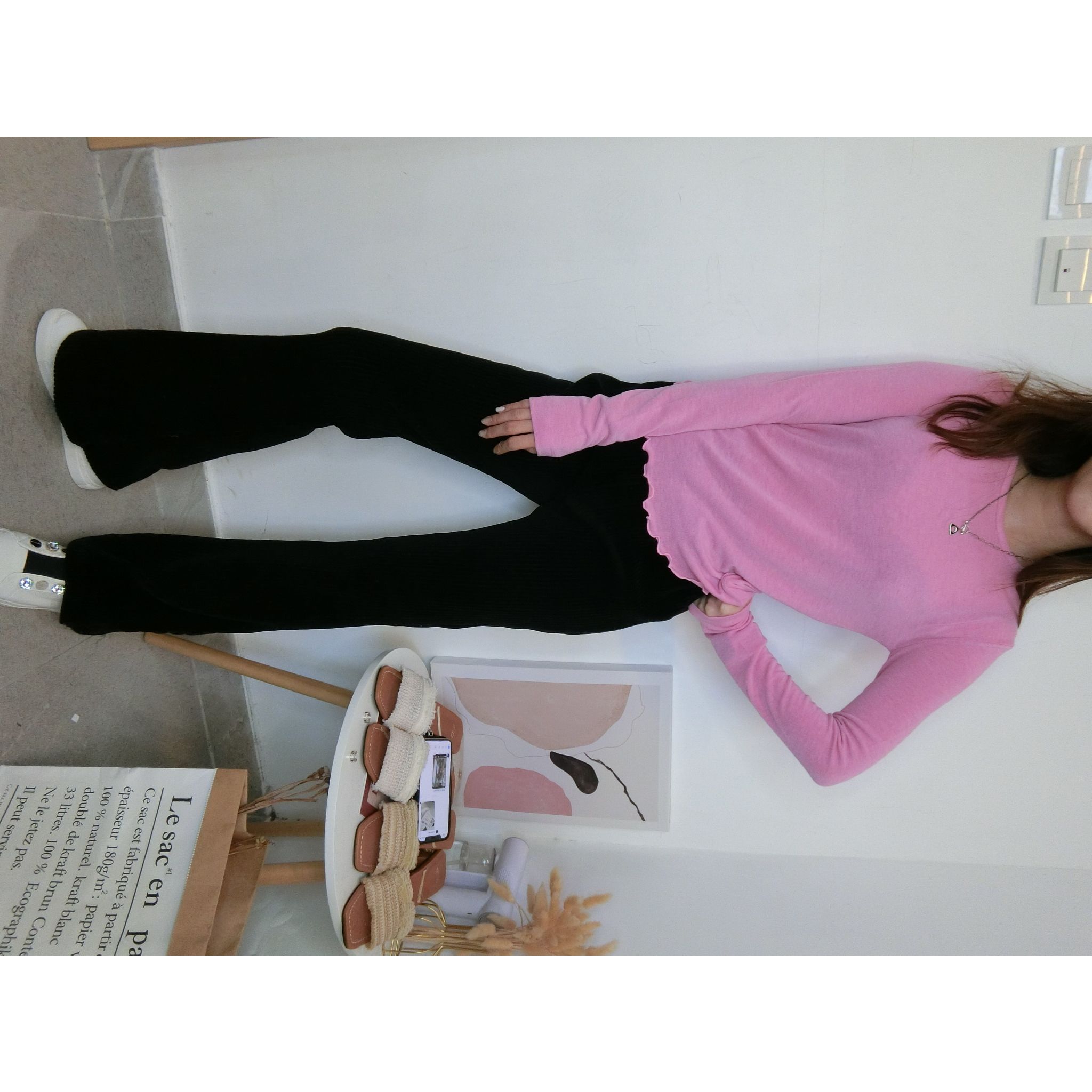 薄身波浪邊打底