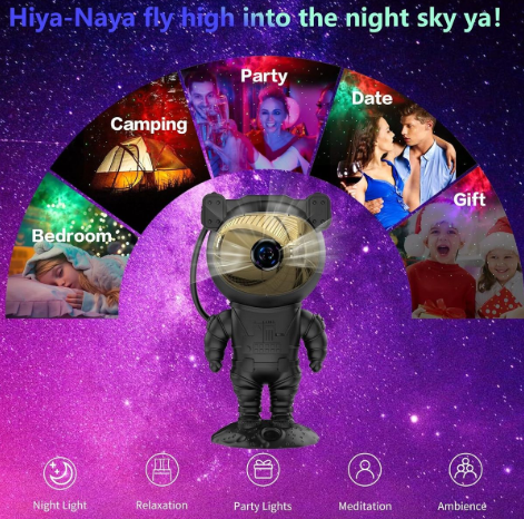 Starry Sky Projector 太空人星空鐳射氛圍投影燈