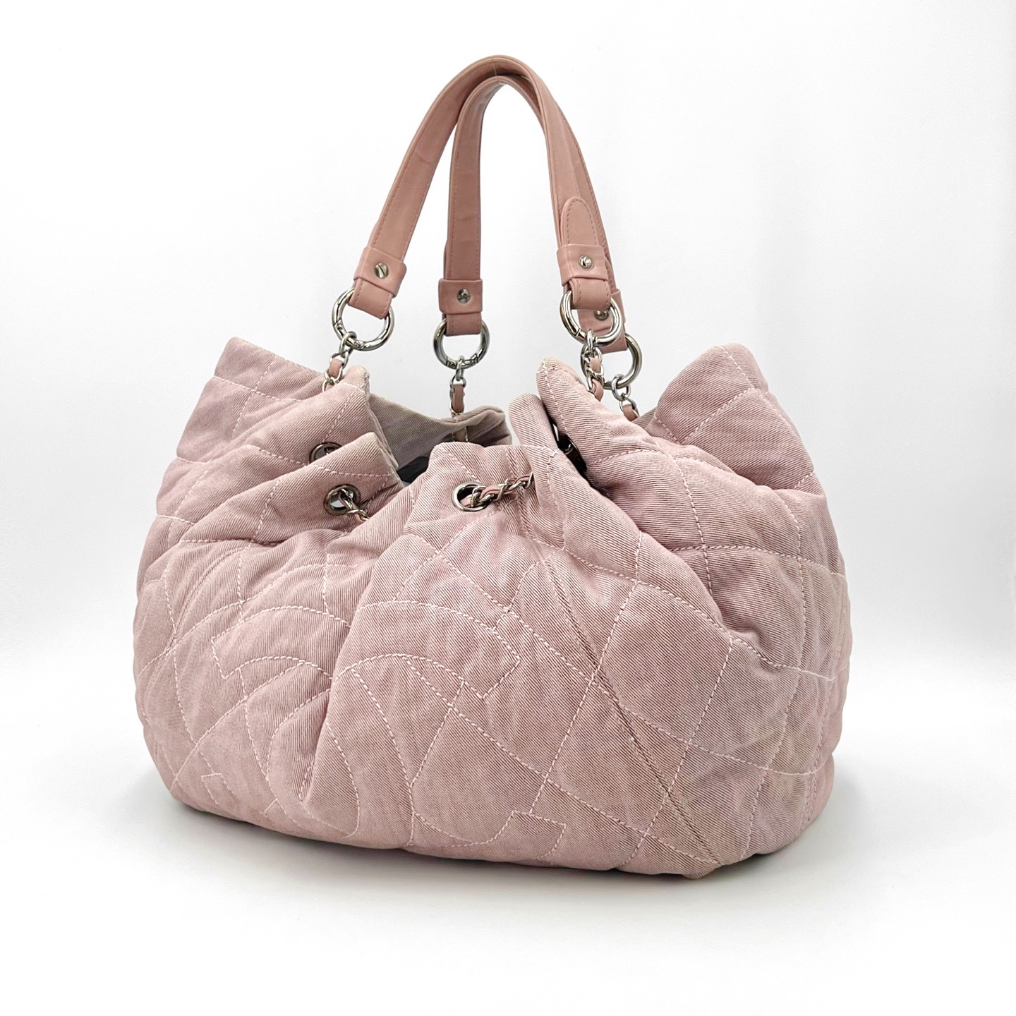 【預訂貨品】CHANEL 粉牛仔tote bag