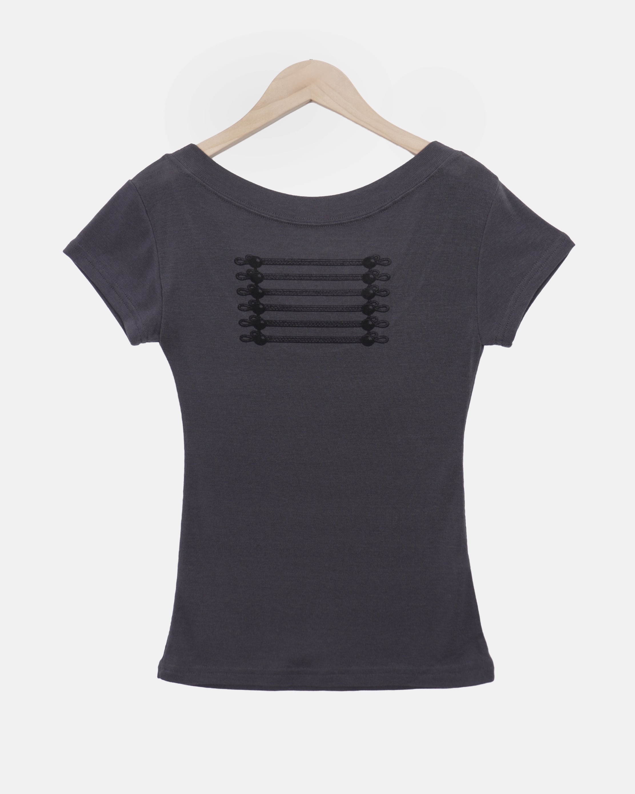 Edgy Rope Graphic Top