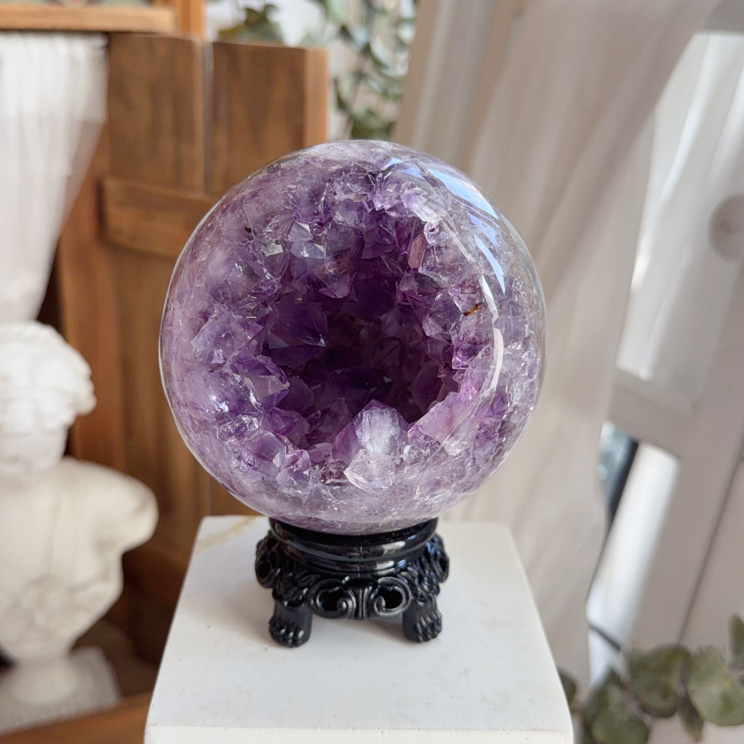 原皮紫晶開口笑