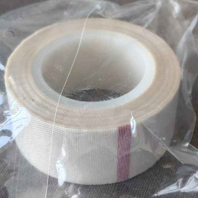 Heat Resistant WHITE cloth PTFE adhesive tape - ECO GRADE t0.13mm* Width Variation (mm) * 10 metre per roll