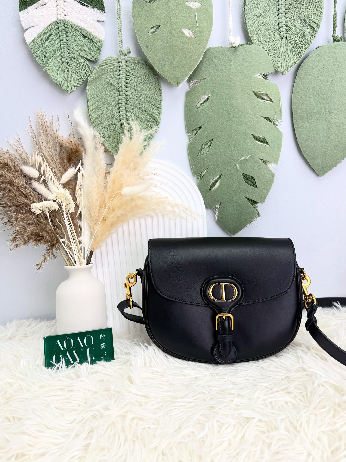 🤍PRE OWNED 🖤黑色Bobby 晶片款🖤