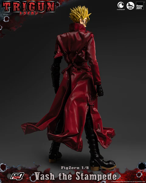 🧲預訂26年第4季：Threezero FigZero  1/6 TRIGUN 《槍神》- Vash the Stampede 威席·史坦畢特 可動figure