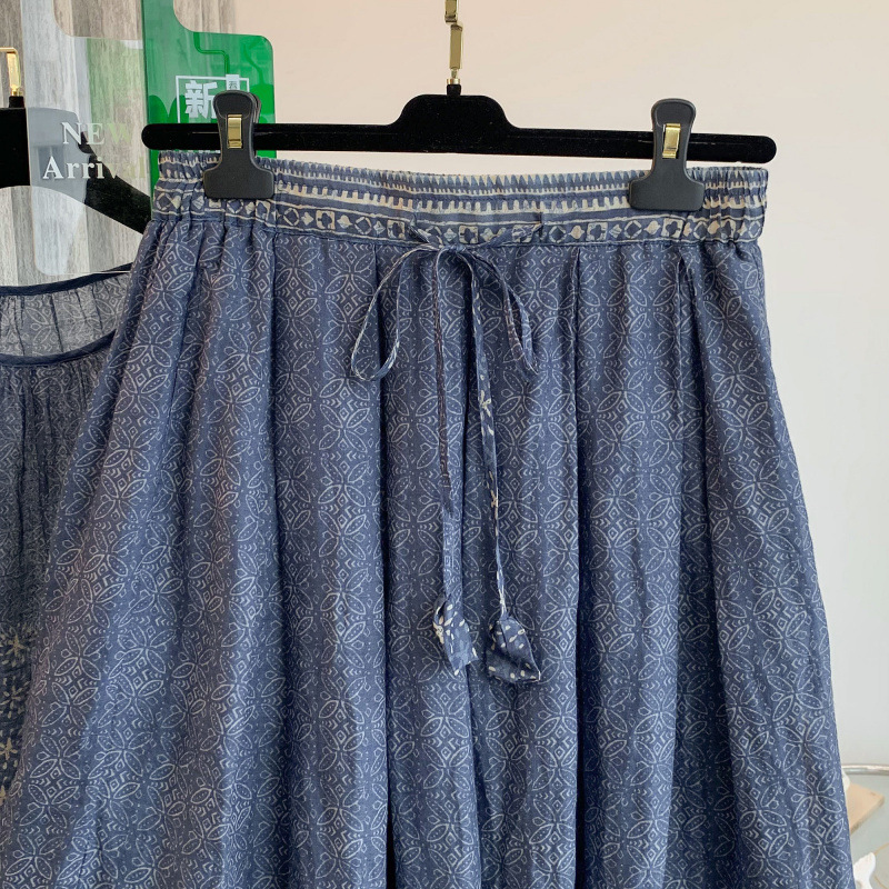 $135套。✨麻棉民族風兩件套上衣＋半身裙✨