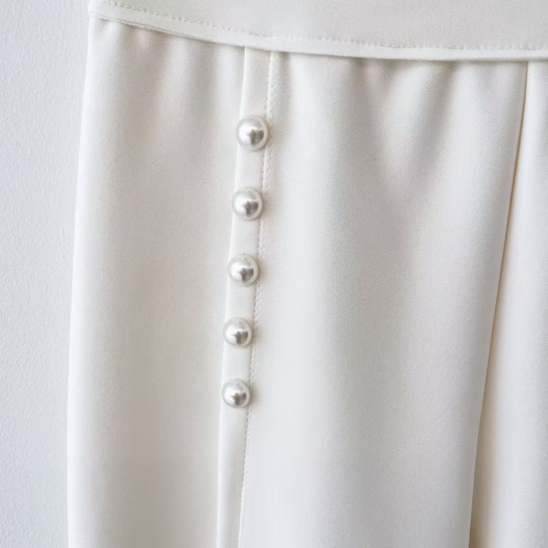 免燙彈性珍珠褲