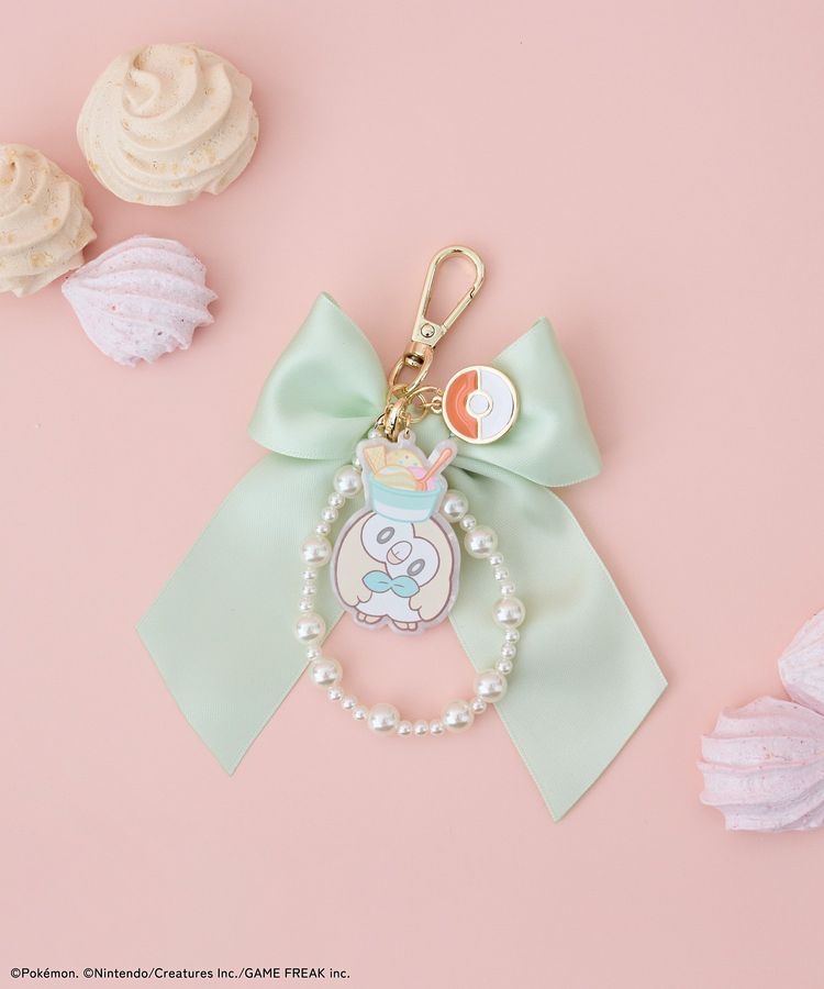 🎀【預訂】 PokePeace x Maison de FLEUR 絲帶掛飾 - Mokuroh