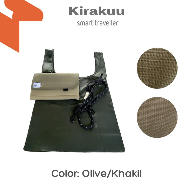 Kirakuu New 3 ways travel bag 