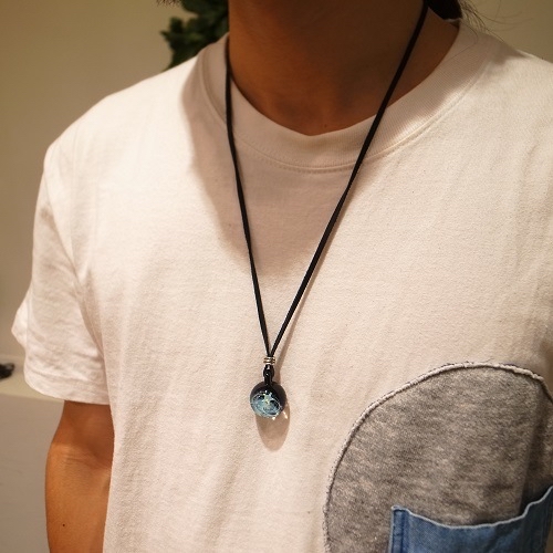 只按訂單生產~Atease SPACE GLASS COSMICWONDER NECKLACE(宇宙のガラスグラスネックレス)  pre order/訂購