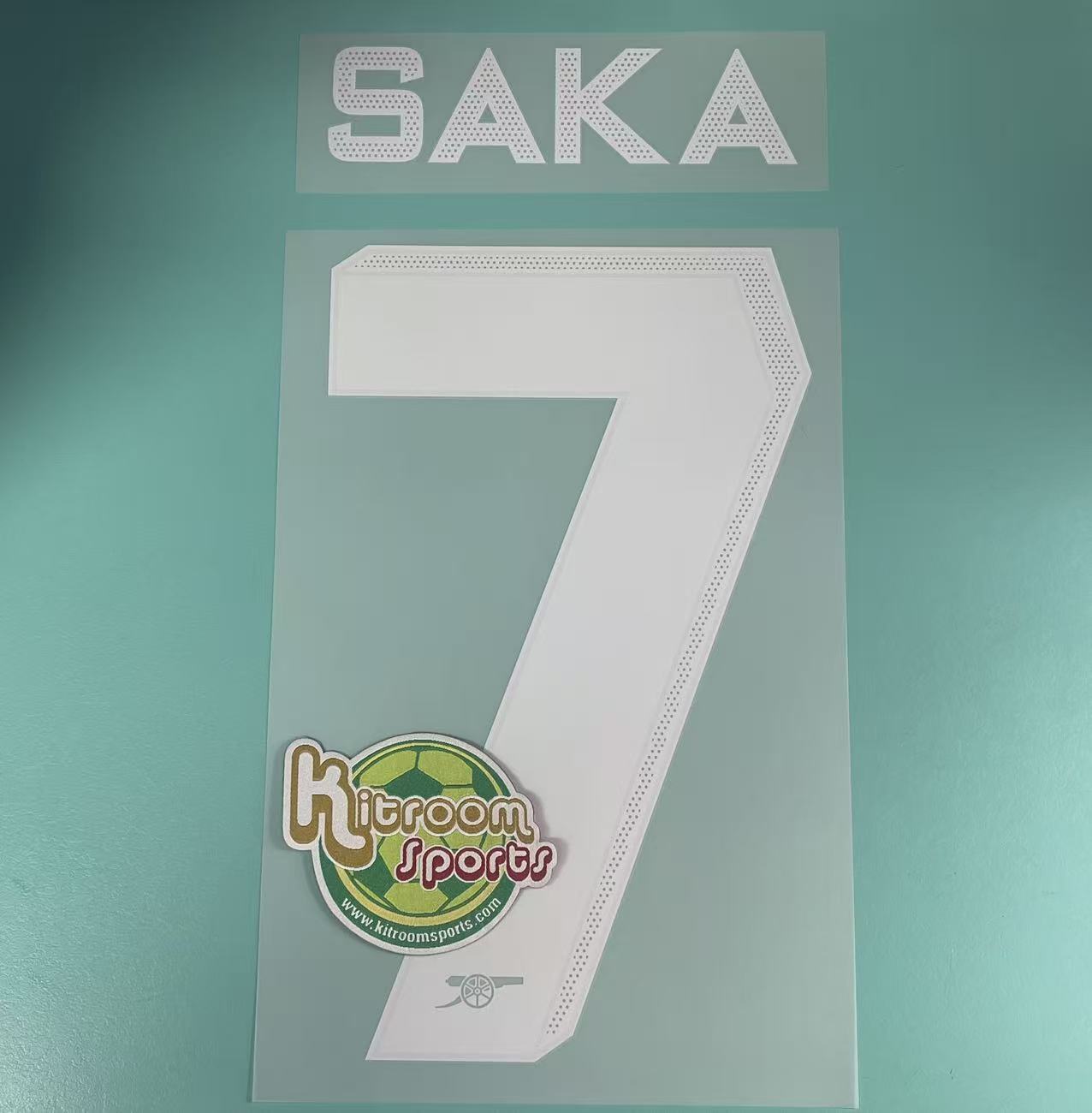 2023-24 Arsenal 3RD UCL Nameset #7 SAKA