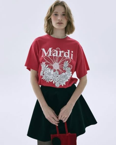 MD64 MARDI: Tshirt Flowermardi Jardin