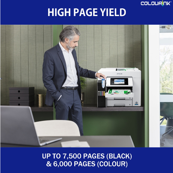Epson EcoTank L6550 A4 3-in-1 Colour Refill Ink Tank Printer Wifi High Dpi Resolution Photo Printing Pigment Ink J2330DW