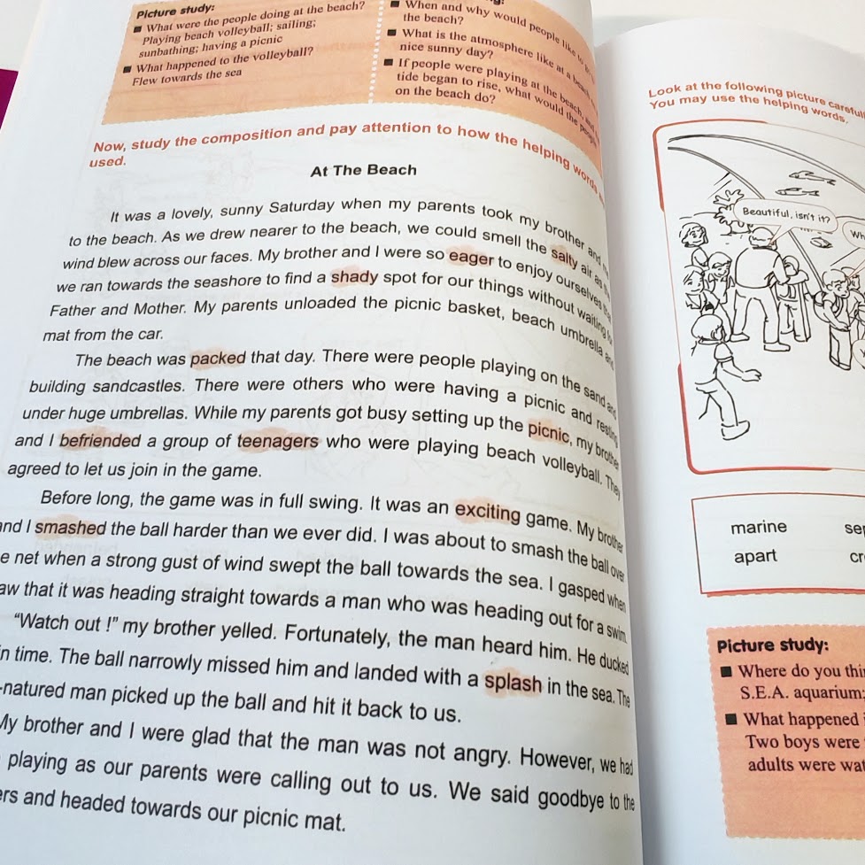 SAP Learning Creative Writing Workbook 1-6 (一套6本)  | 新加坡英文寫作SAP07