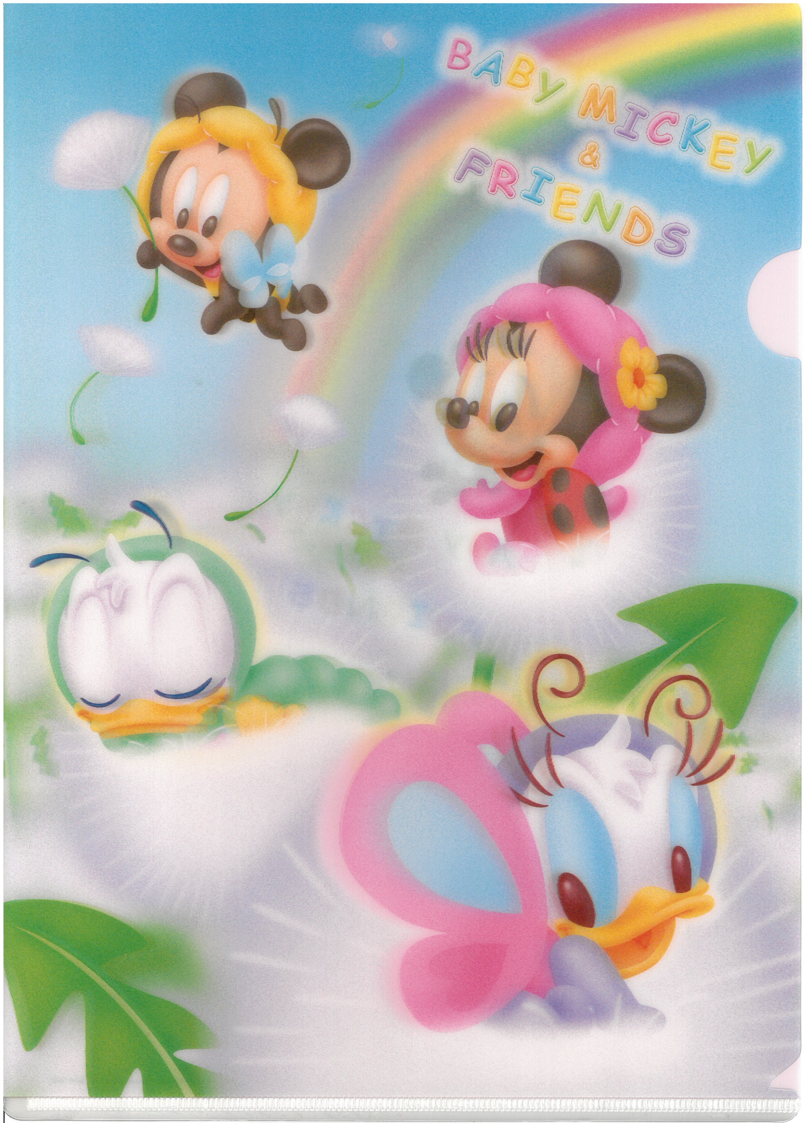 Baby Mickey And Friends 3D立體A4單入透明文件夾 (S2148242)