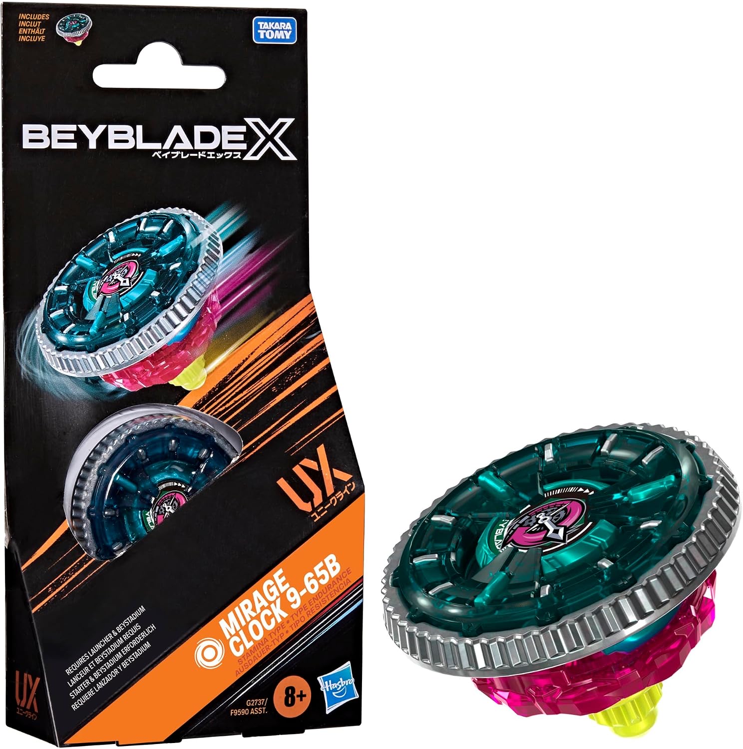 【現貨】爆旋陀螺X 幽冥時鐘 / 時鐘幻象 綠水鬼 UX-16 01 BEYBLADE X UX16 Mirage 9-65B 【美版】