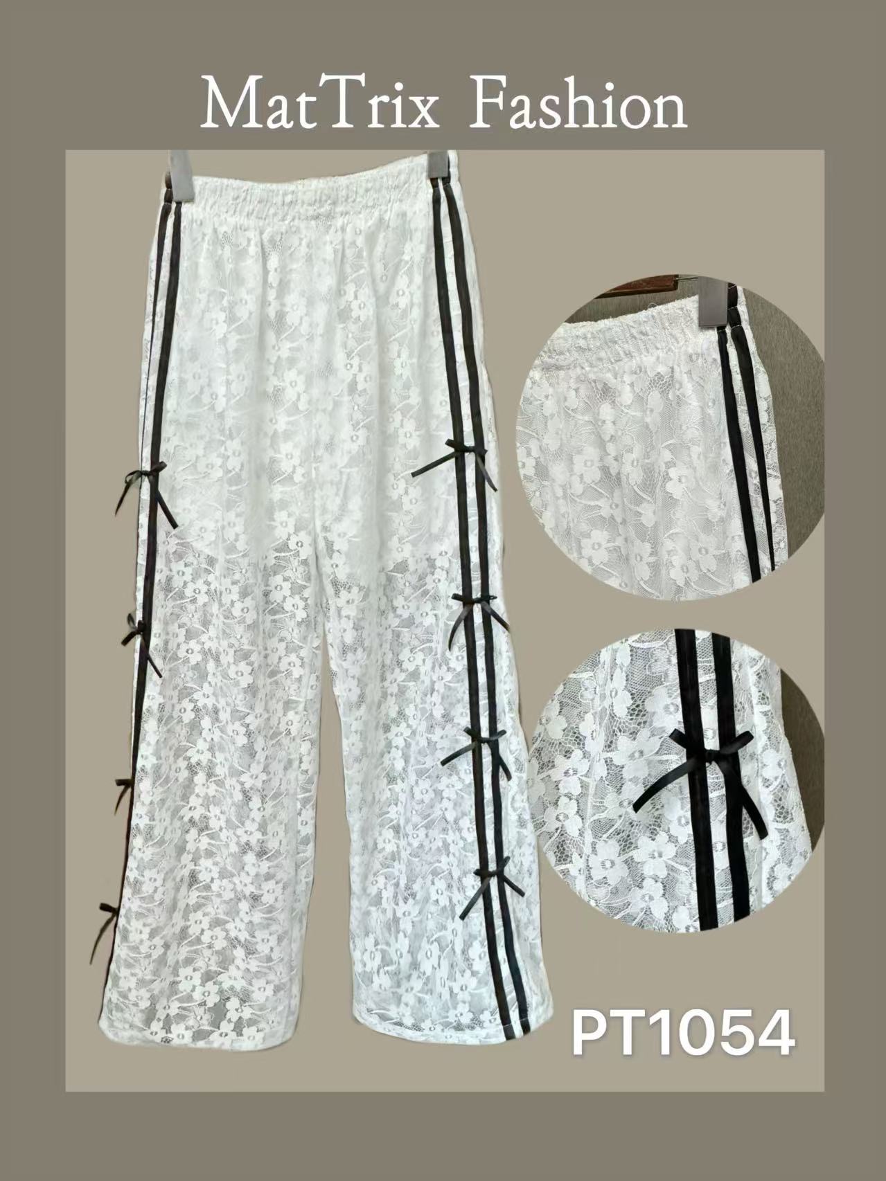 PT1054通花Lace闊褲 原價$299