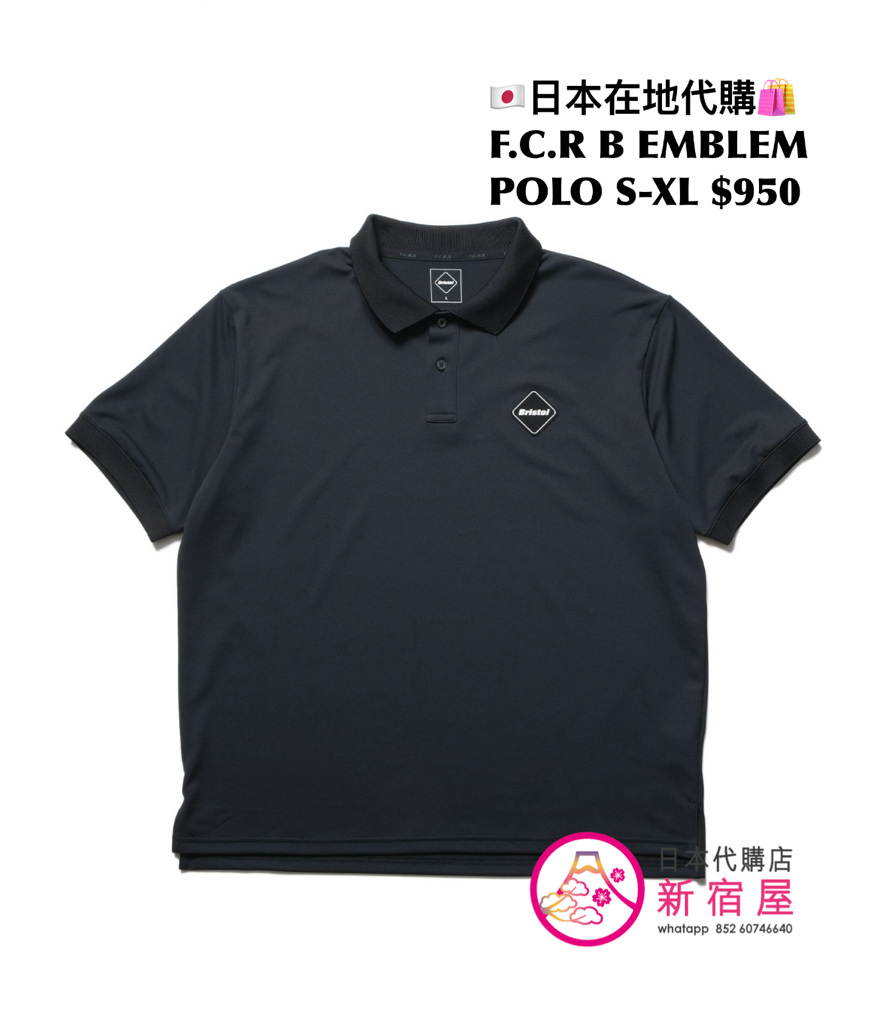 F.C.REAL BRISTOL EMBLEM POLO