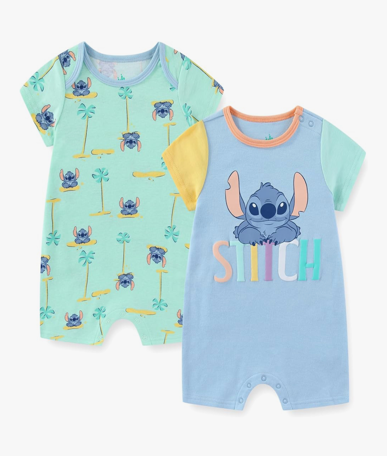 🇯🇵預訂 日本直送🇯🇵史迪仔印花短袖連身服兩件套