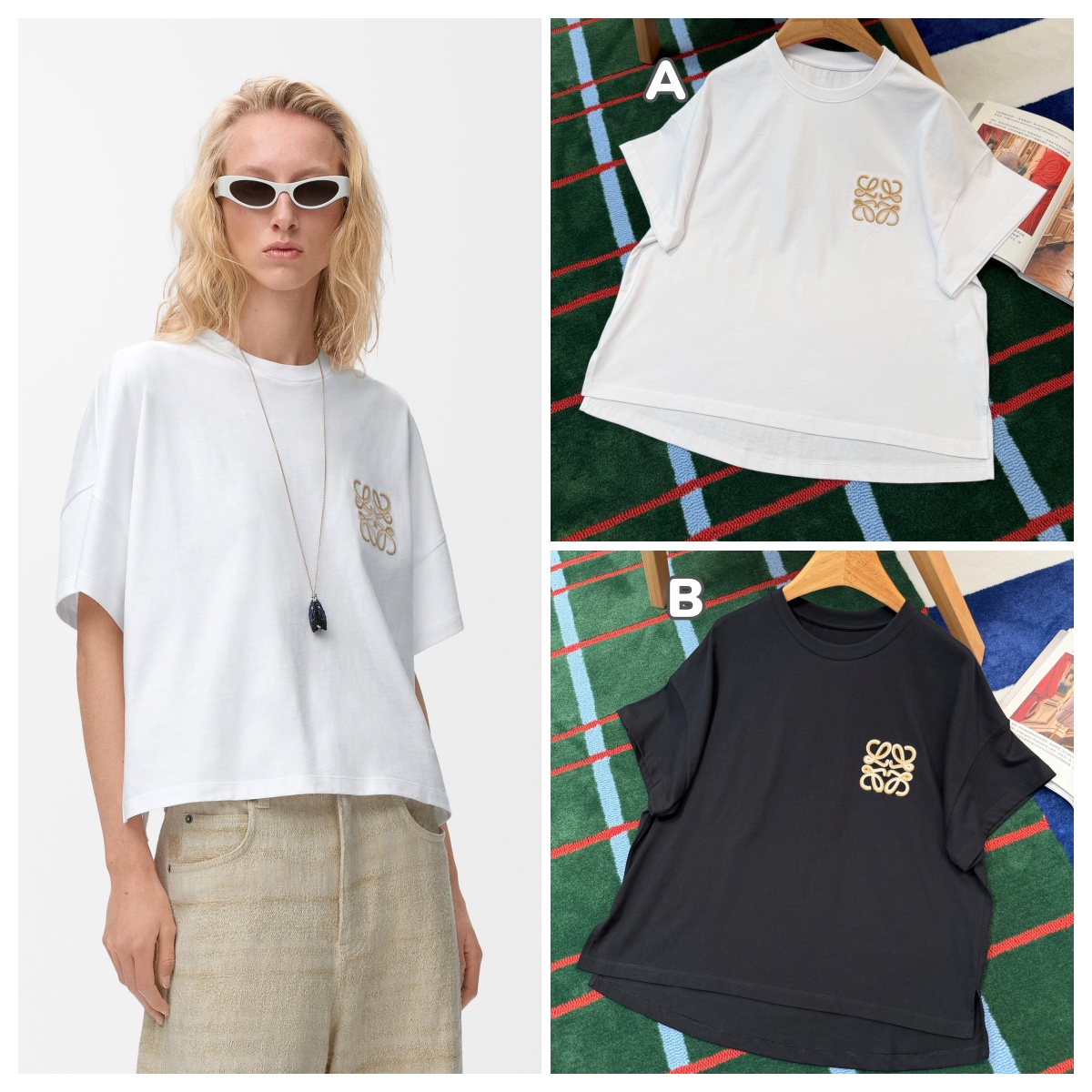 【頂級原單】LOEWE Boxy fit T-shirt in cotton 寬鬆版型Tee