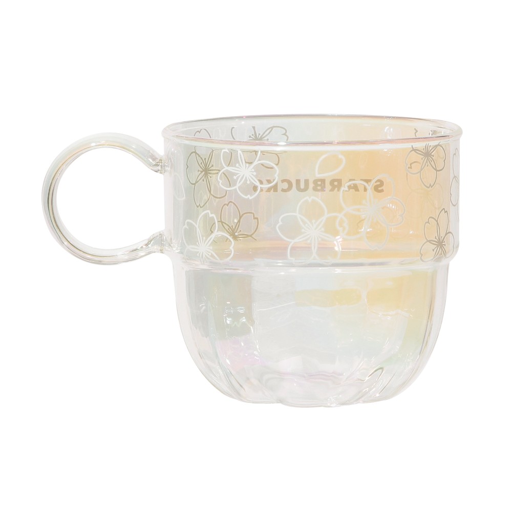 【第二彈】《日本🇯🇵 STARBUCKS 2026 Sakura🌸櫻花杯限定系列》櫻花幻彩玻璃杯 355ml