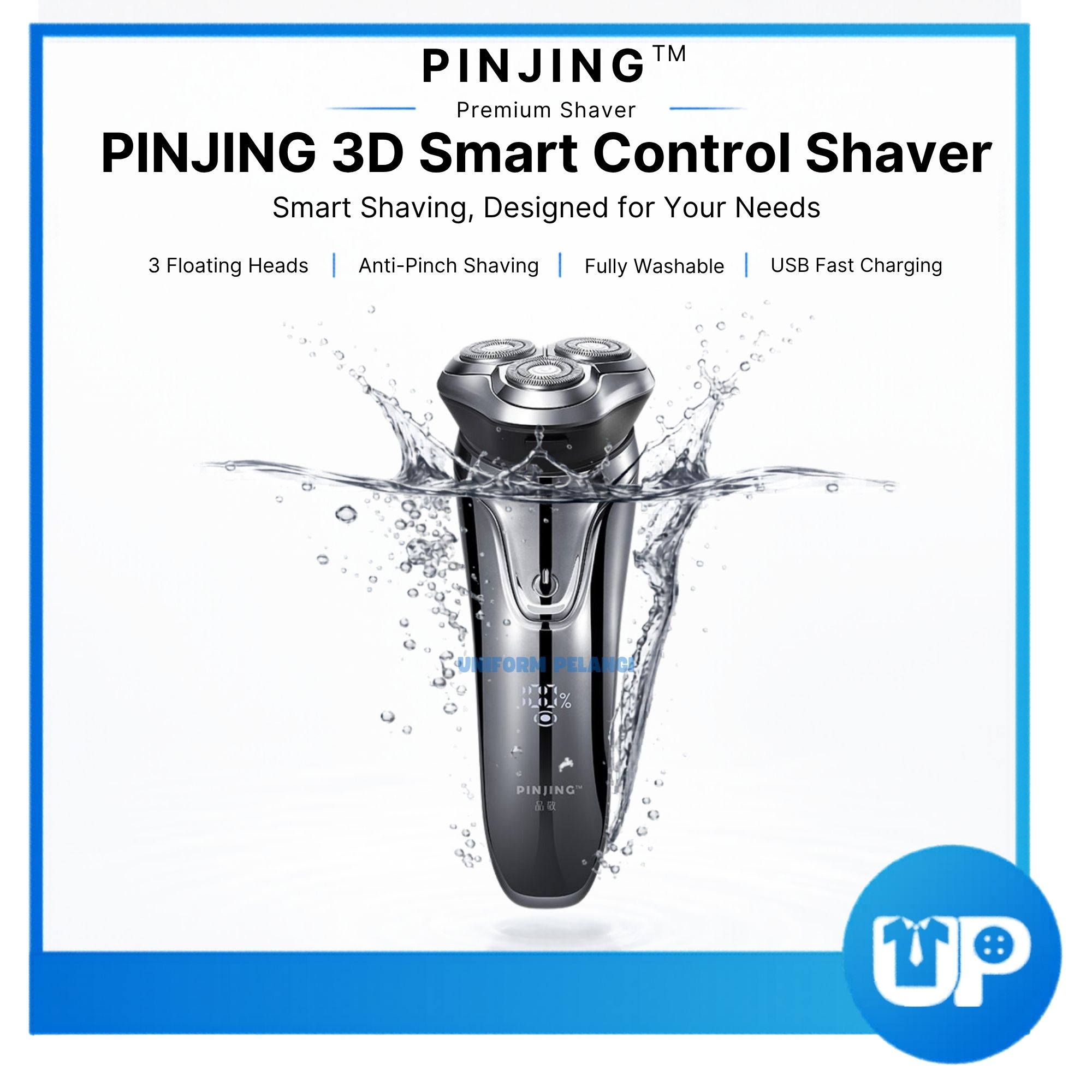 Pencukur Shaver Elektrik Mijia Pinjing 3D Smart Control 米家品敬3D智控剃須刀刮鬍刀 