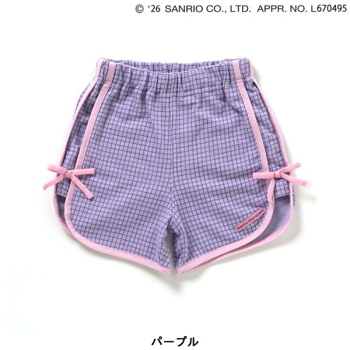 🆕【⭐訂購⭐】🇯🇵日本直送🌀#Sanrio 格紋 心形口袋 可愛刺繡 短褲［4款選］🌀 [ELDA-0264][260529]