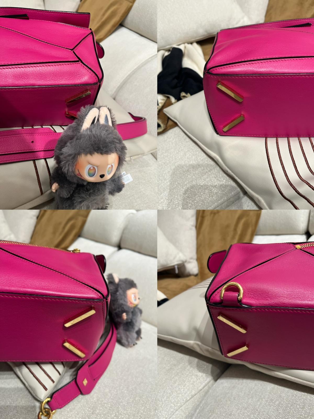 Loewe puzzle small calfskin 100%Authentic,95%new ✅strap✅dust bag