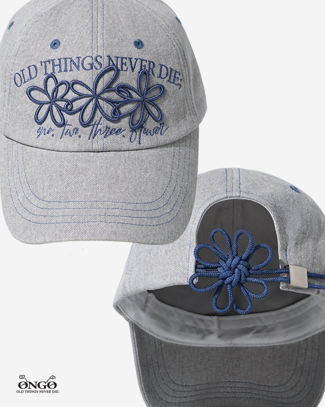 《Pre-Order》온고 ONGO old things never die ONE, TWO, THREE PIGMENT CAP 低飽和度帽子 (2026 Ver.)