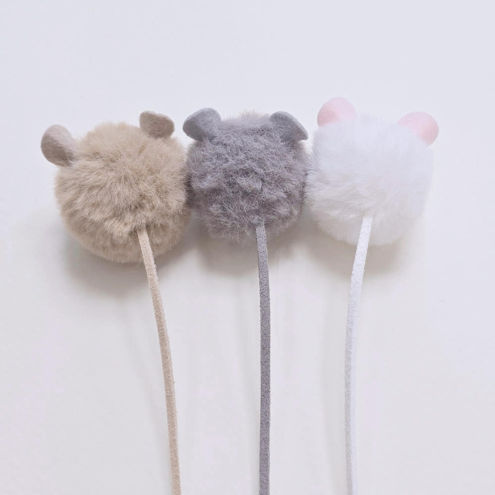 韓國 🇰🇷 handmade mini 鼠鼠 替換逗貓頭 