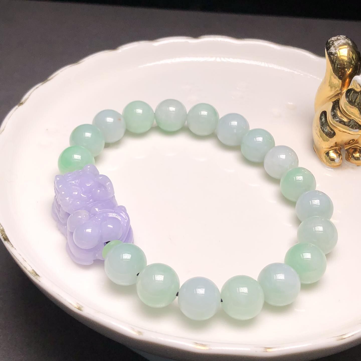 滿紫貔貅木那珠手串