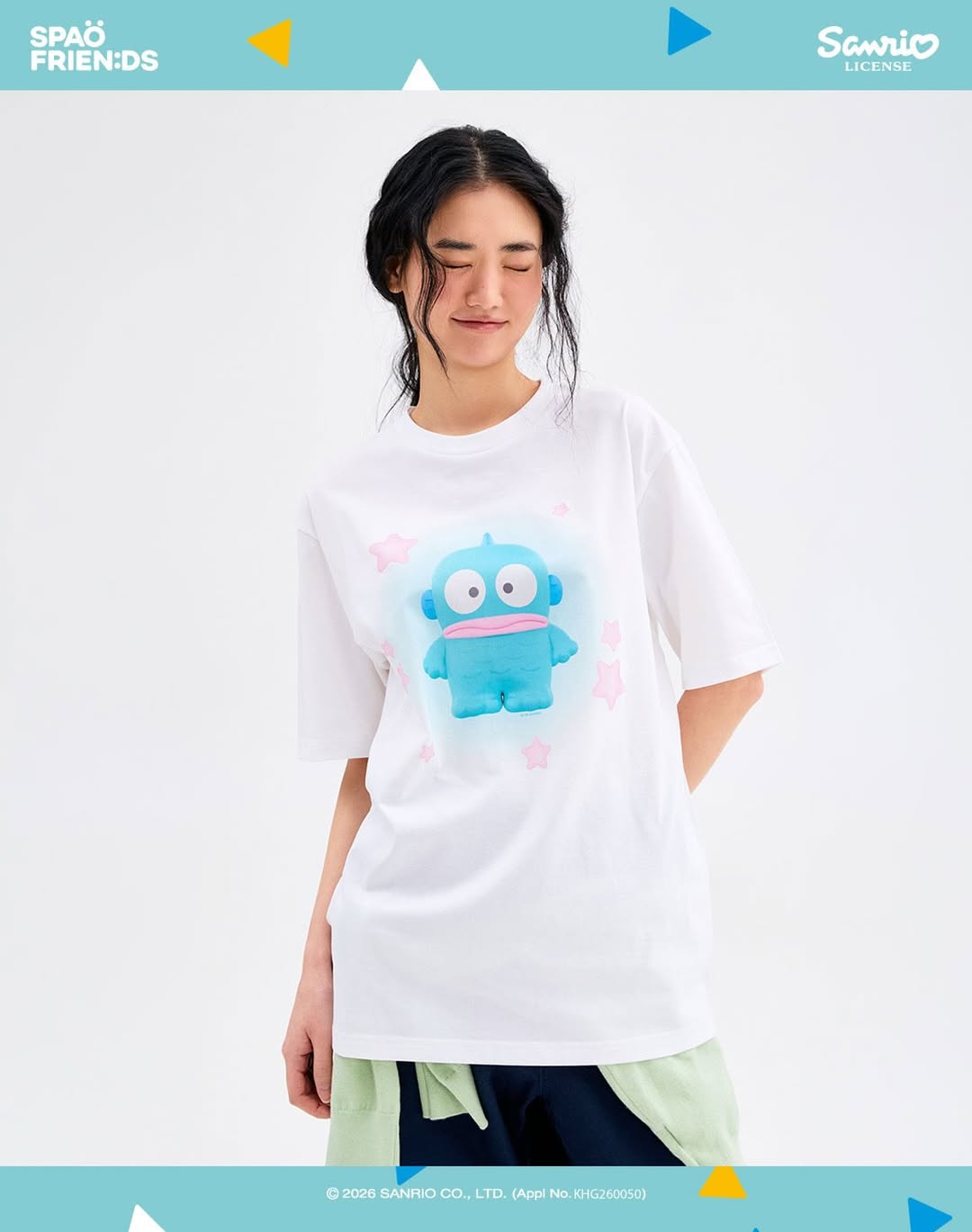 SPAO - 韓國 SPAO X Sanrio Hangyodon 水怪 生日紀念系列 第2彈