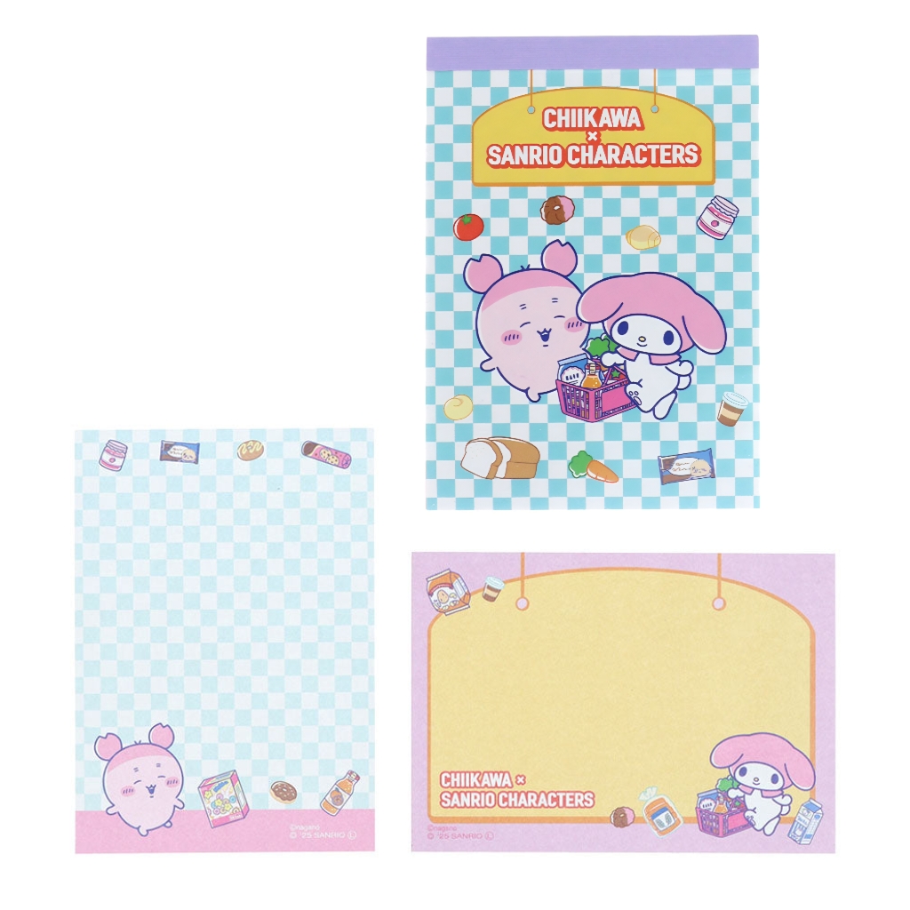 日本 Chiikawa x Sanrio characters memo