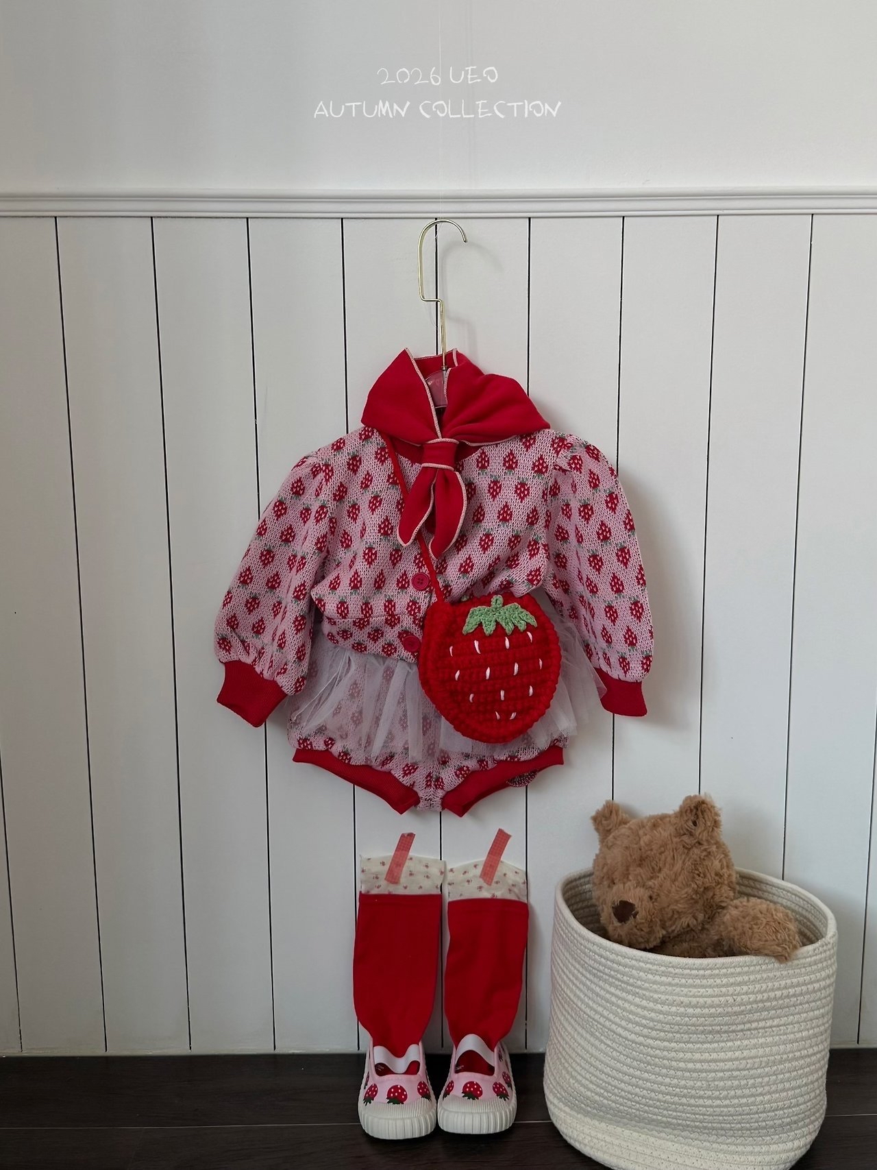 Girls | Mini Berry Cardigan