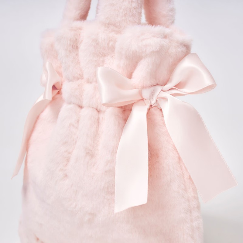 🎀【預訂】Maison de FLEUR 毛毛迷你包 BOOK PEACH