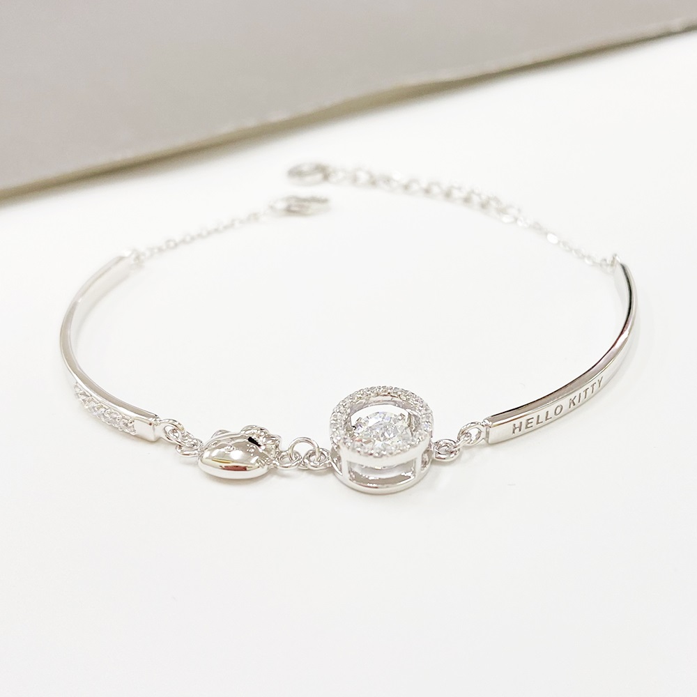 📦訂購 台灣代購 2sweet 甜蜜約定 Sanrio Hello Kitty 跳鑽系列 925純銀手鏈