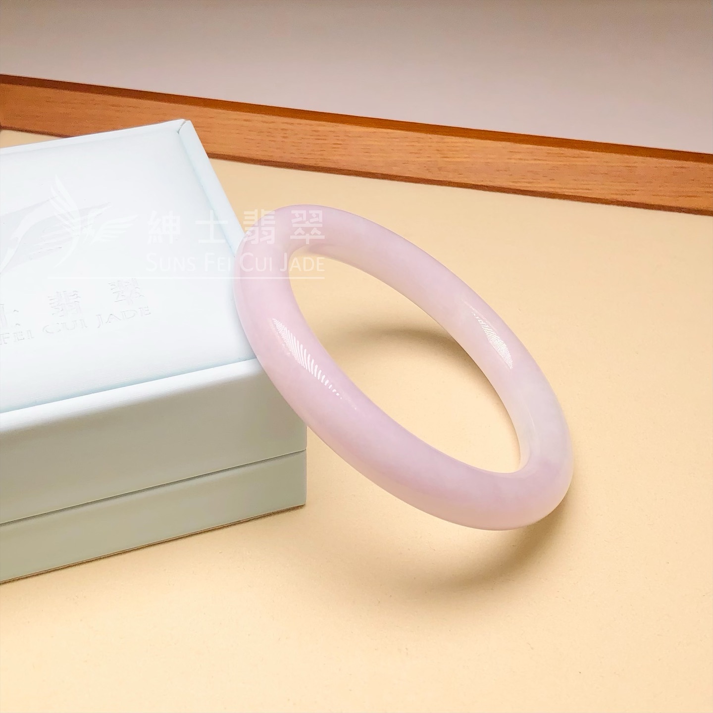 木那粉紫春彩圓鐲61.7mm