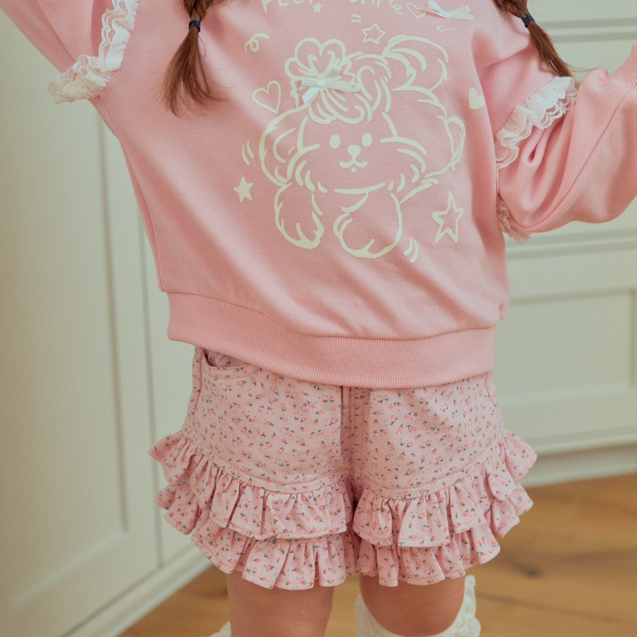 Ruffle 花花短褲